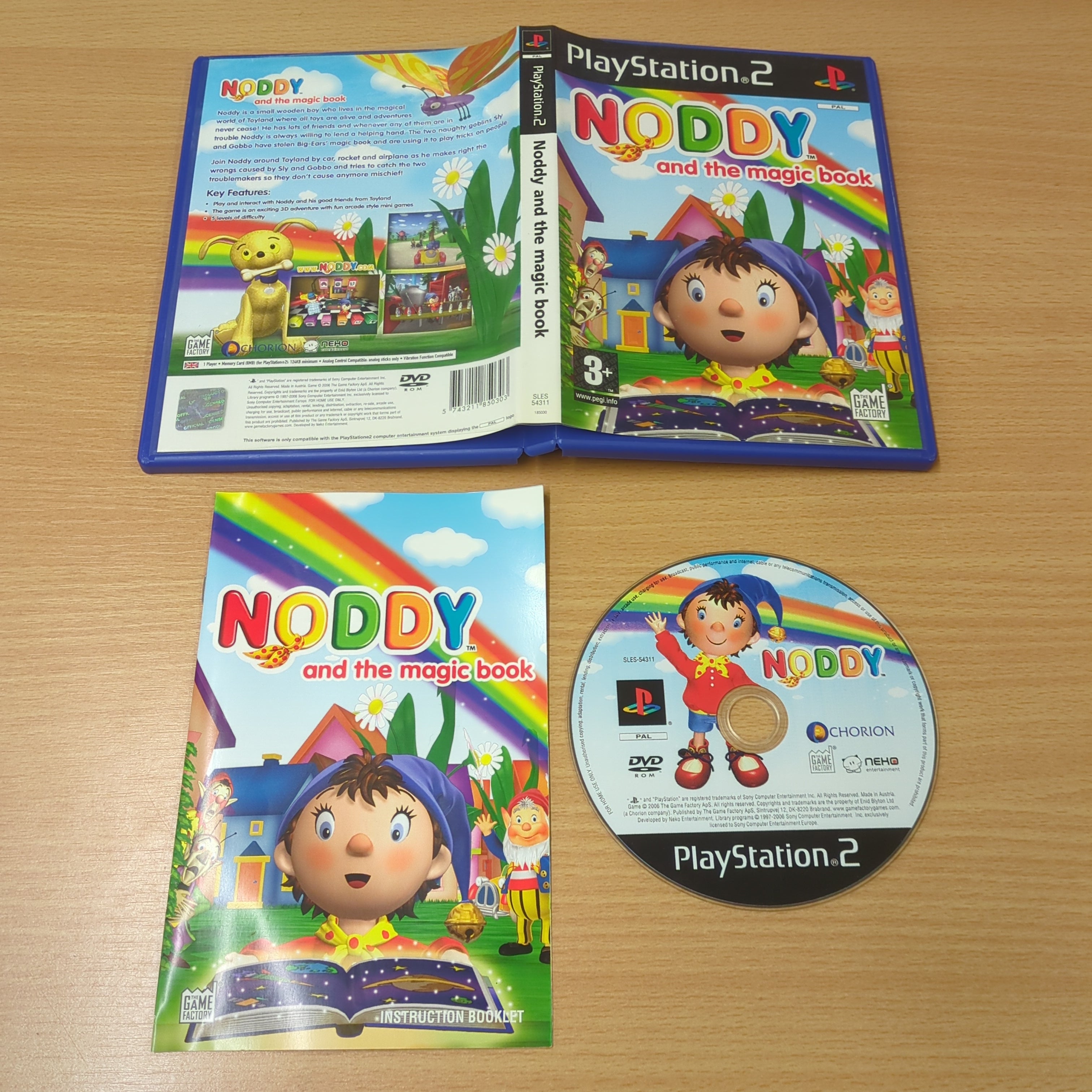 Noddy and the magic book Sony PS2 game Noddy and the magic book Sony PS2 game